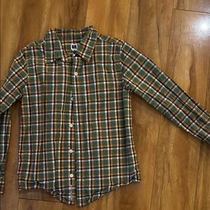 Janie and Jack miss plaid shirt